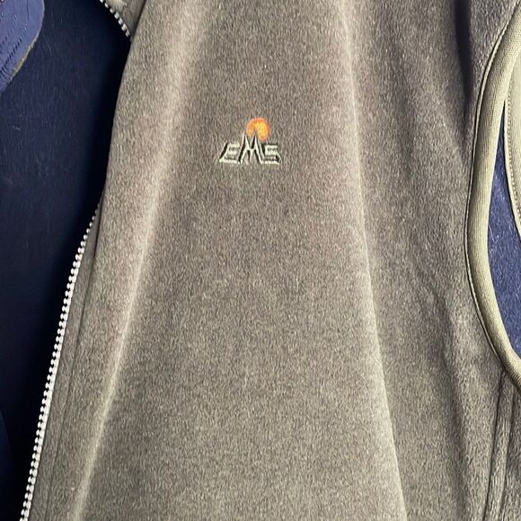 Mens XL EMS Full Zip Vest Olive Green Polartec - Picture 7 of 10